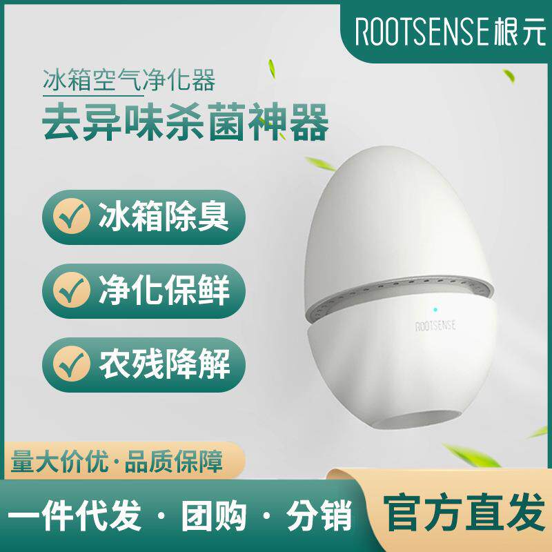 伙拼根元冰箱空气净化器臭氧消毒除味器杀菌除臭保鲜去异味静音