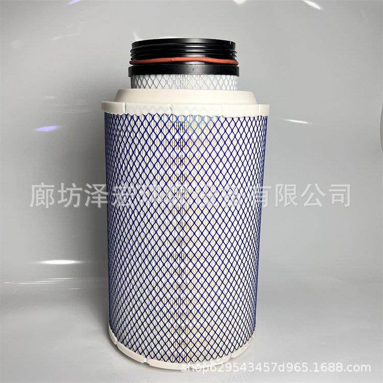 厂家直销K2841全胶纸空气滤芯解放j6空滤 陕汽德龙F3000豪沃T7H