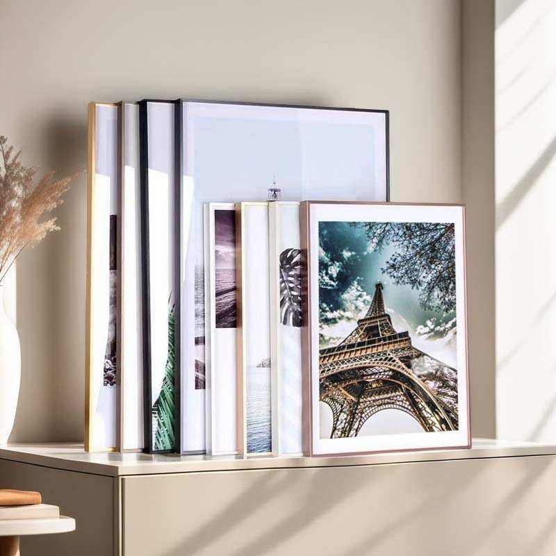 铝合金相框挂墙简约画框十字绣拼图裱框装裱海报A3金属框架A4摆台,家居饰品,相框/画框,淘宝优惠券,粉丝福利购,淘宝优惠卷