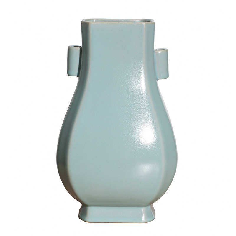 花瓶插花手工禅意茶台摆件复古中式茶室中式博古架桌面装饰贯耳瓶,餐饮具,茶具礼盒,淘宝优惠券,粉丝福利购,淘宝优惠卷