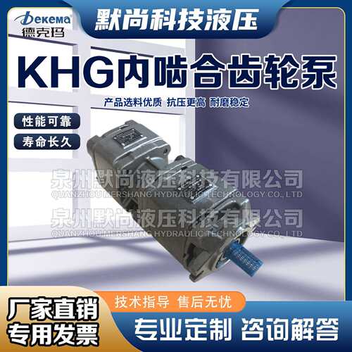 DEKEMA德克玛 油泵KHG0/1/2系列 规格10~160ml/r 内啮合齿轮泵
