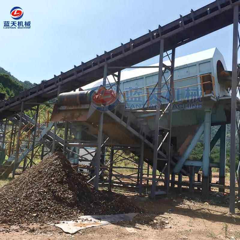 100吨生活圾分选垃设备圾 城镇轻物质垃筛分处理生产线规可划项目