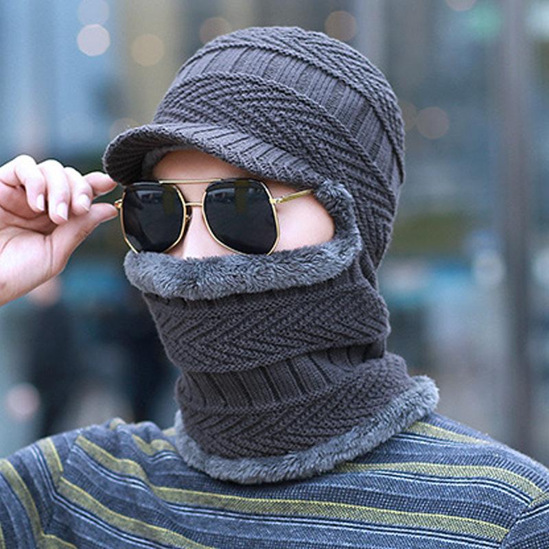 冬季全脸面罩骑行防寒电动车挡风头套防风帽子女头盔保暖口罩舒适