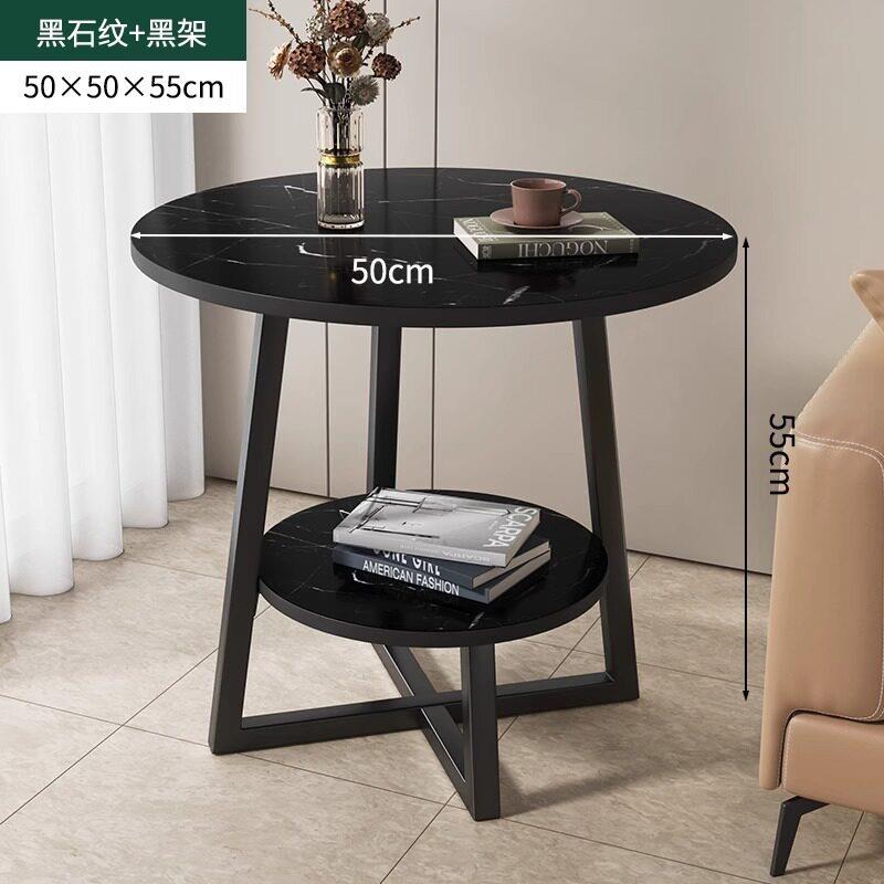 沙发边几摆件床头柜小边几轻奢高级感可移动茶几客厅家用极窄圆桌