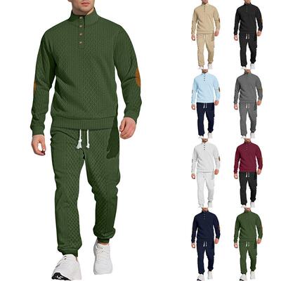 Men British sleeve Features placket turn collar elbow