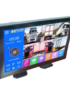 大车货车10.1寸6路钢化触摸一体机BSD盲区预警语音声控识别