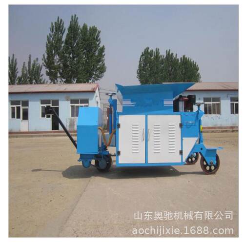 路缘石滑膜机HT4型多功能全自动滑模机小型柴油路肩滑膜摊铺机