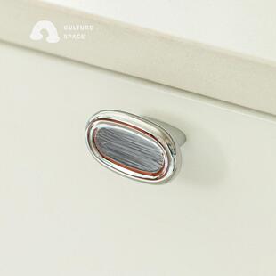 造就工间 覆古简约拉手 铜制魔法镜型柜门抽屉衣柜把手整体橱柜鞋