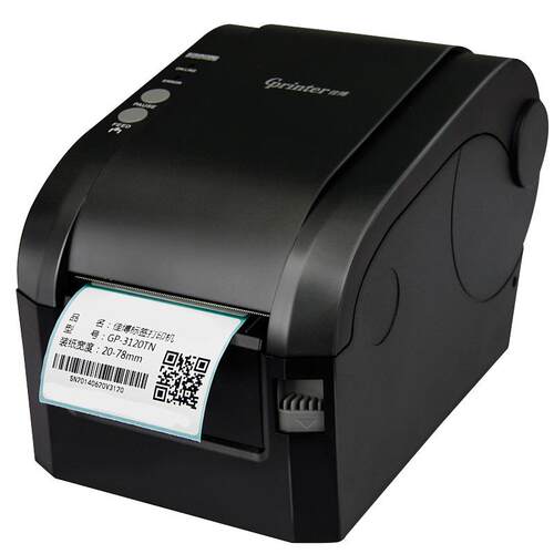 佳博GP3120TN热敏标签打印机RS232串口台秤条码打印机价签奶茶贴