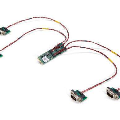 PCIE接口总线分析仪Kvaser M.2 PCIe 4xCAN 四通道内置迷你卡板