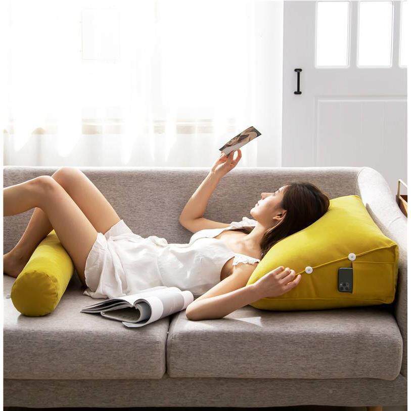 床头软包大靠靠垫沙发三榻榻米看书床上背抱枕角腰023靠可枕拆洗