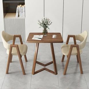 阳台茶桌椅组合喝茶小方桌一桌两椅民宿办公室小户型接待区会客桌