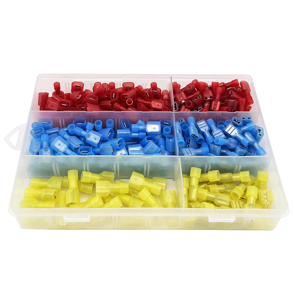 280pcs盒装尼龙FDFN/公母插拔式绝缘插簧插片接线端子