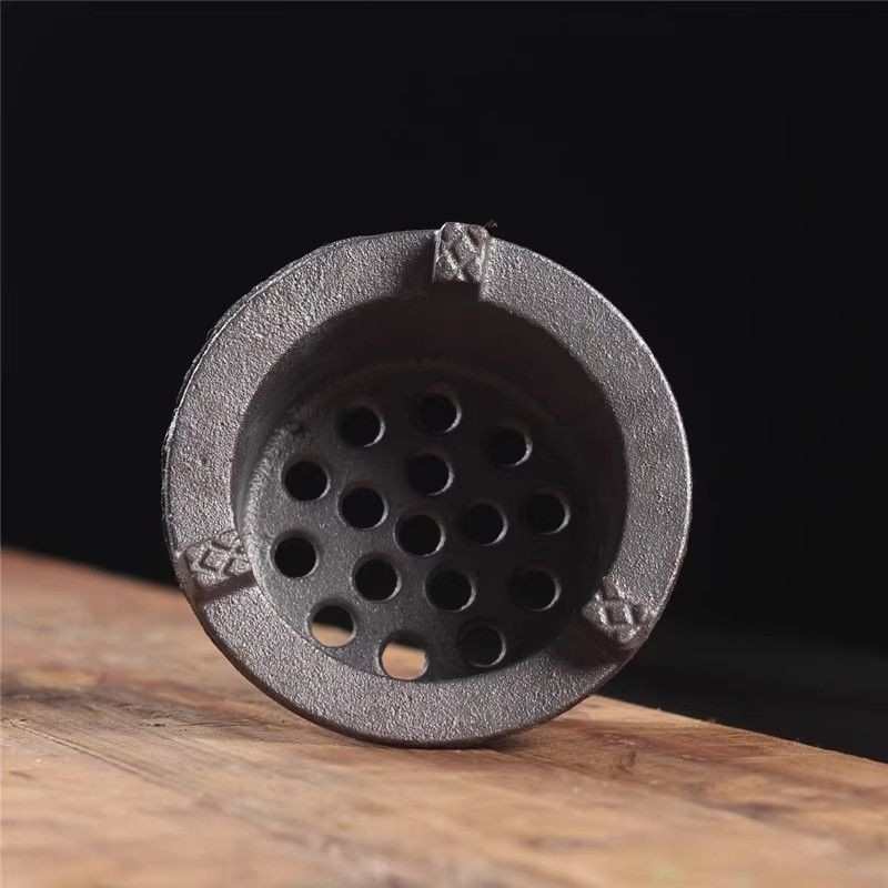 碳炉内胆配件生铁内胆炭炉12.5cm红泥碳炉炉膛烧不裂铸铁