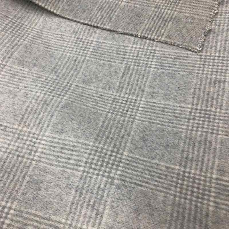 厚毛纺秋HGP冬面子毛呢料格条纹时典装大衣外套布料现货