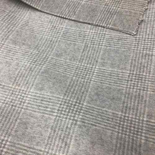 厚毛纺秋HGP冬面子毛呢料格条纹时典装大衣外套布料现货