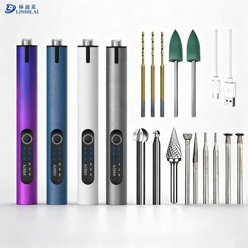 多功能打磨机电磨机小型手持雕刻笔玉石文玩木雕带灯DIY电动工具