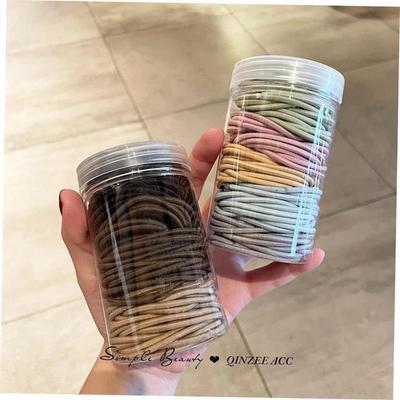 Hair rope rubber band female high elasticity black hair tie