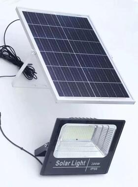 2025太阳能照明灯庭院户外家用农村天黑自动亮300W5000Wled灯室外