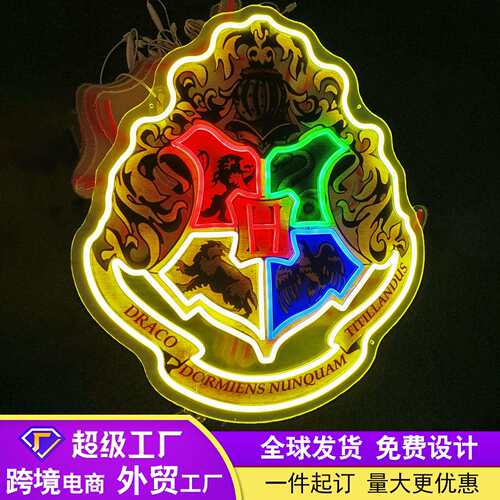 led霓虹灯招牌发光字创意造型字母装饰灯UV亚克力霓虹灯