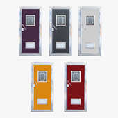 户外移动卫生间厕所门整体厕所钛镁合金不锈钢厕所门卫生间门定制