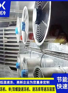 双螺旋速冻机包子饺子肉类食品蔬菜包锁鲜速冻装置急冻