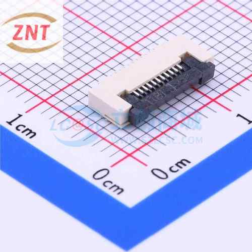 FFC/FPC连接器 AFC01-S11FCC-00 SMD,P=0.5mm,卧贴 翻盖式 11P 下