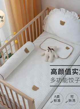 可DD101703拆洗接床围加厚宝婴宝软包儿儿童拼床靠枕防床靠垫床头