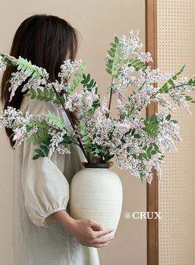 品槐蕊仿真花逼真假花摆高设庆高端槐花质复古客C0201N08厅餐桌婚