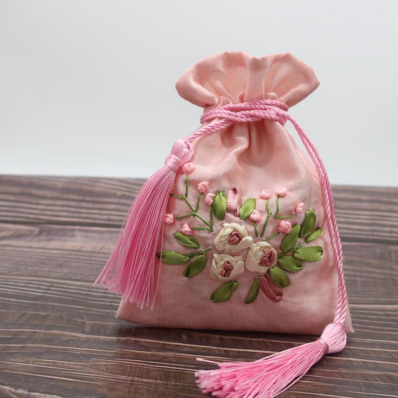 香包香囊空袋手工绣花古风荷包首饰收纳小布袋饰品玉器手镯袋子