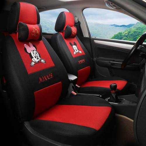 新款全包汽车座捷达套夏利威治志三228明卡通四坐季通用汽车垫套