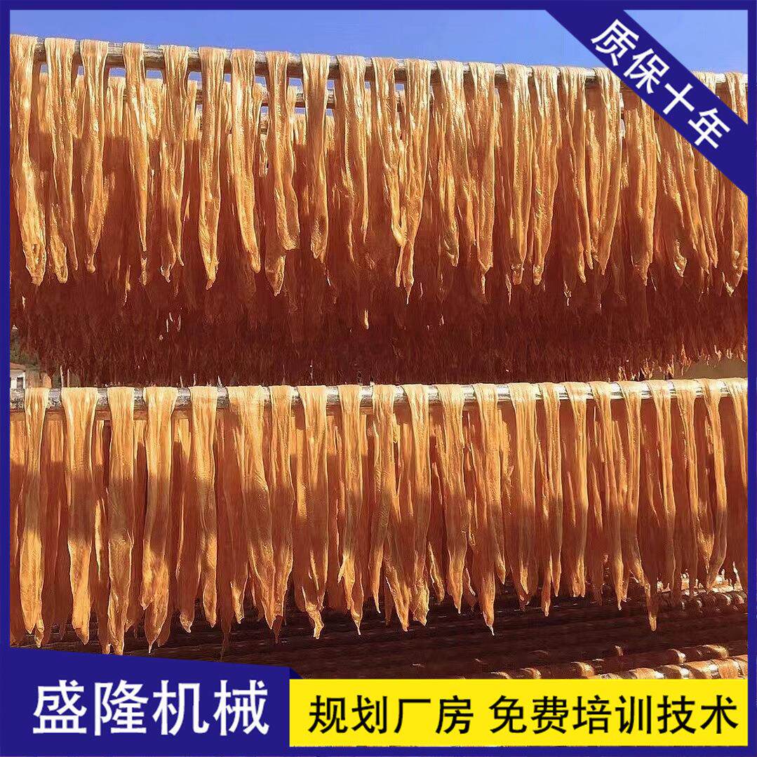 家用大型腐竹油皮机自动烘干腐竹机器盛隆豆制品成套设备