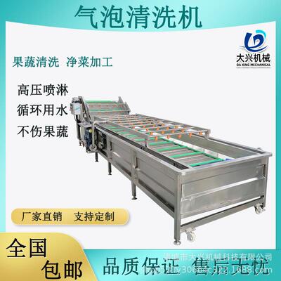 果蔬气泡清洗机葡萄加工清洗设备酸菜酱菜脱盐清洗机野菜清洗机