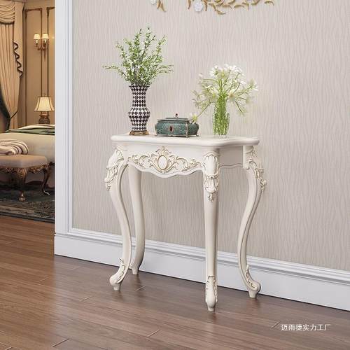 欧式玄关桌关柜时话尚奢玄关台靠SET玄墙桌半圆电桌轻简约门厅柜