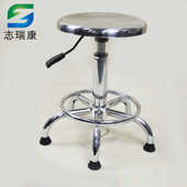车间材质椅可室防静电生产圆凳304凳子订制 实验室不锈钢 无尘
