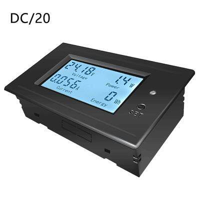 直流电压 电流 功率 数显表DC20A/50A/100A多功能LCD液晶数显仪表