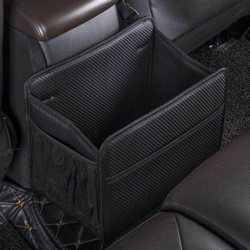 车载折叠垃圾桶创意筒汽车内扶手副驾驶收纳盒车内用前后排座挂袋