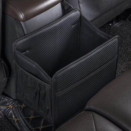 车载折叠垃圾桶创意筒汽车内扶手副驾驶收纳盒车内用前后排座挂袋