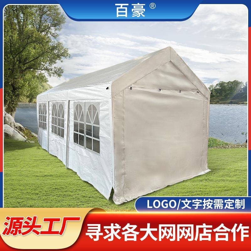 户外停车棚简易轿车库家用遮阳棚防雨帐篷围布帐篷移动汽车棚