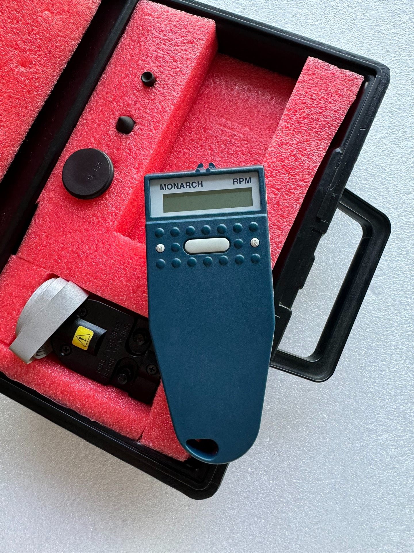 蒙那多MONARCH+RPM袖珍转速表，几乎全新，带箱子，图