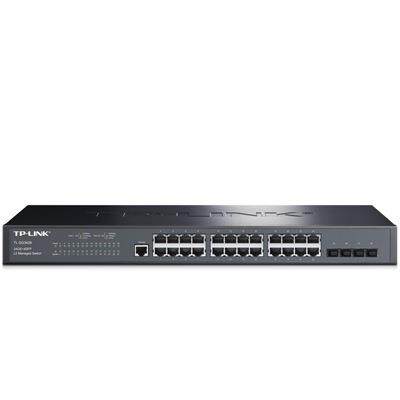 TP TL-SG3428 全千兆网管交换机24GE+4SFP 24口千兆+4光口24电4光