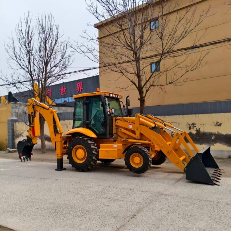 外贸出口市政工程小型两头忙果园前铲后挖一机多用两头忙全能搞定