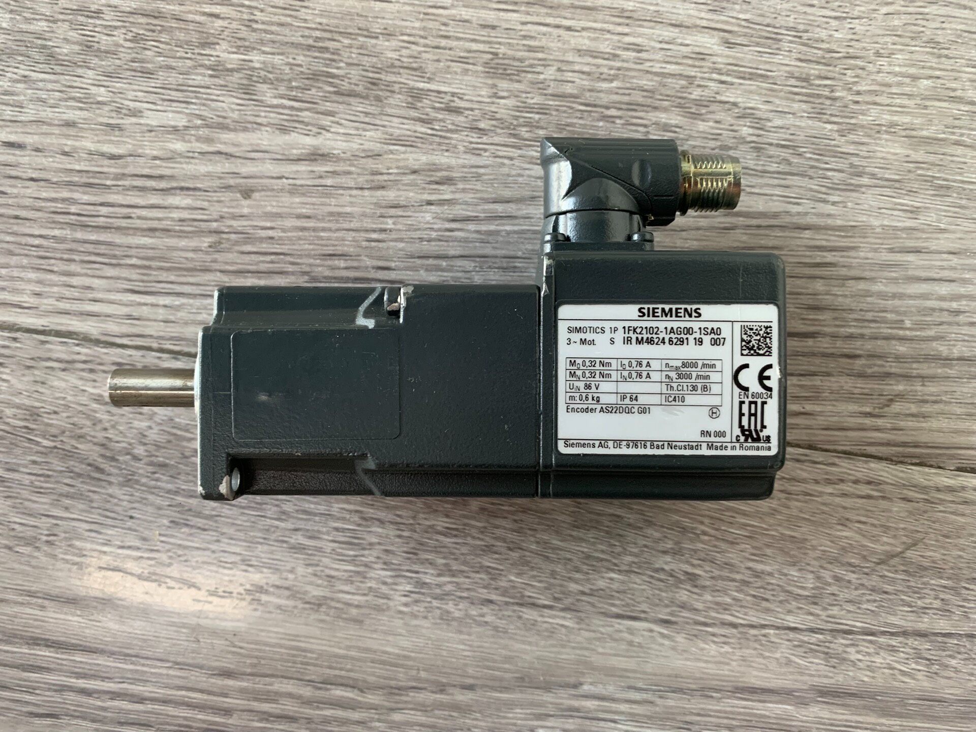 西门子1FK2102-1AG00-1SA0伺服电机，S210