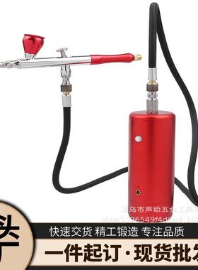 两用手持迷你喷绘泵美工泵带编织管20cc40cc气泵喷笔微型注氧仪