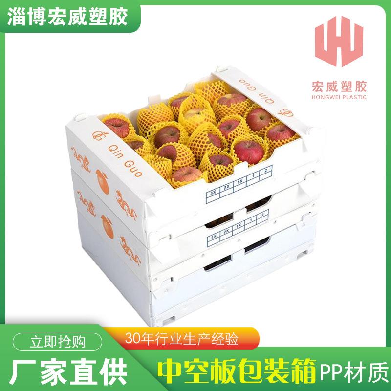 中空板包装箱pp塑料防水防潮水果运输箱中空板箱可折叠外包装鲜果
