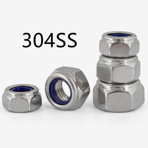 250pcs DIN985 Nylon lock nut M2 M25 M3 M35 M4 M5 M6 m7