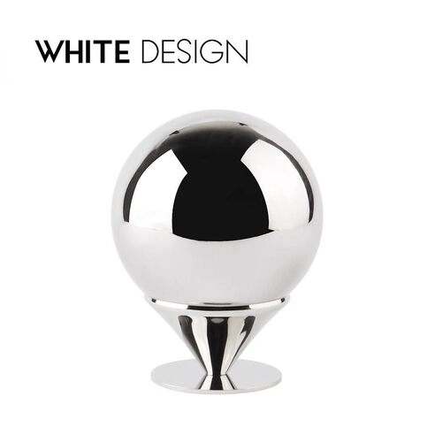 White Design牙签罐蛋筒牙线盒牙签筒创意收纳盒极简不锈钢牙线盒