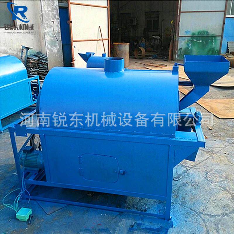 厂家直销全自动花生菜籽炒料机 干货滚筒炒货机芝麻炒籽机