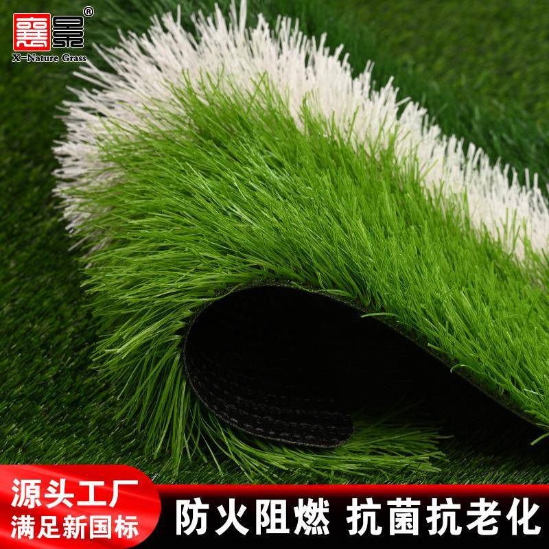 襄景带胶足球草仿真草运动坪草足球场橄背榄球假草坪DJK50加筋人
