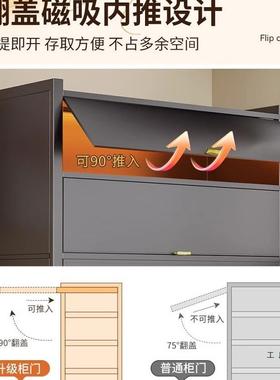 阳台储物柜防晒墙防柜34976子一体靠收纳水柜多落层地铁皮柜家用